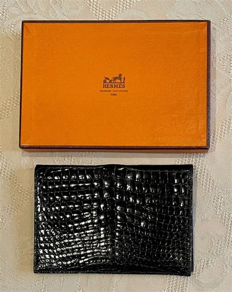 Hermes crocodile wallet